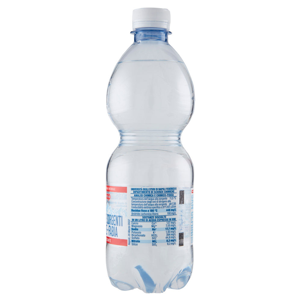 ACQUA MINERALE COOP FRIZZANTE ANTICHE SORGENTI UMBRE FABIA RPET ML.500 - 5