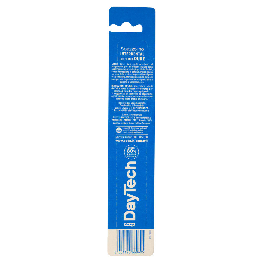 SPAZZOLINO INTERDENTAL SETOLE DURE DAYTECH COOP PZ.1 - 3