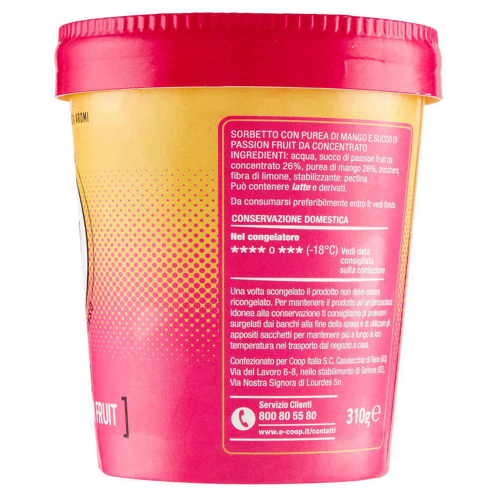 SORBETTO MANGO E PASSION FRUIT FRU SWING COOP G 310 - 6