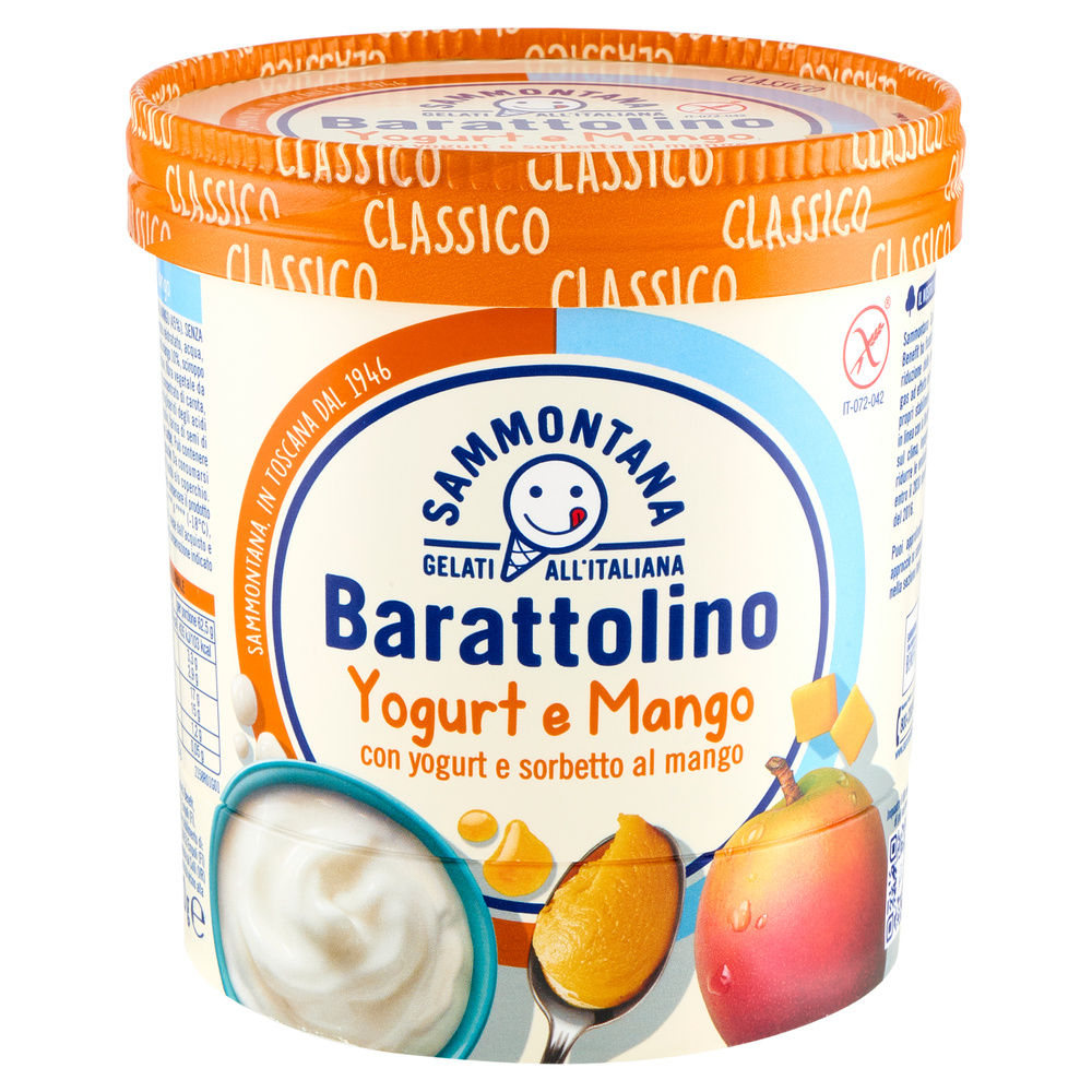 BARATTOLINO CLASSICO YOGURT E MANGO SAMMONTANA G 500 - 2