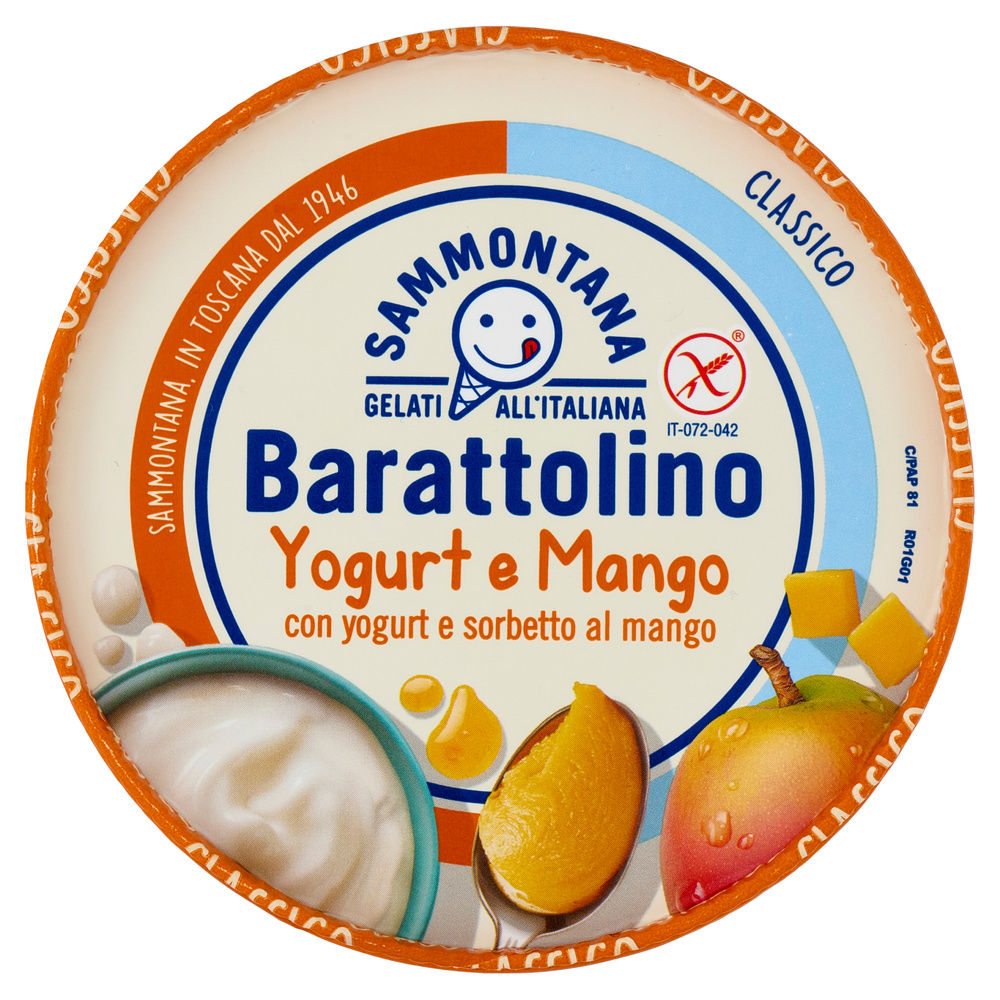 BARATTOLINO CLASSICO YOGURT E MANGO SAMMONTANA G 500 - 7