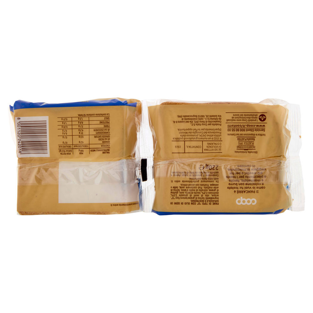 PANCARRÈ 6+6 FETTE COOP SACCHETTO G220 NO PALMA - 4
