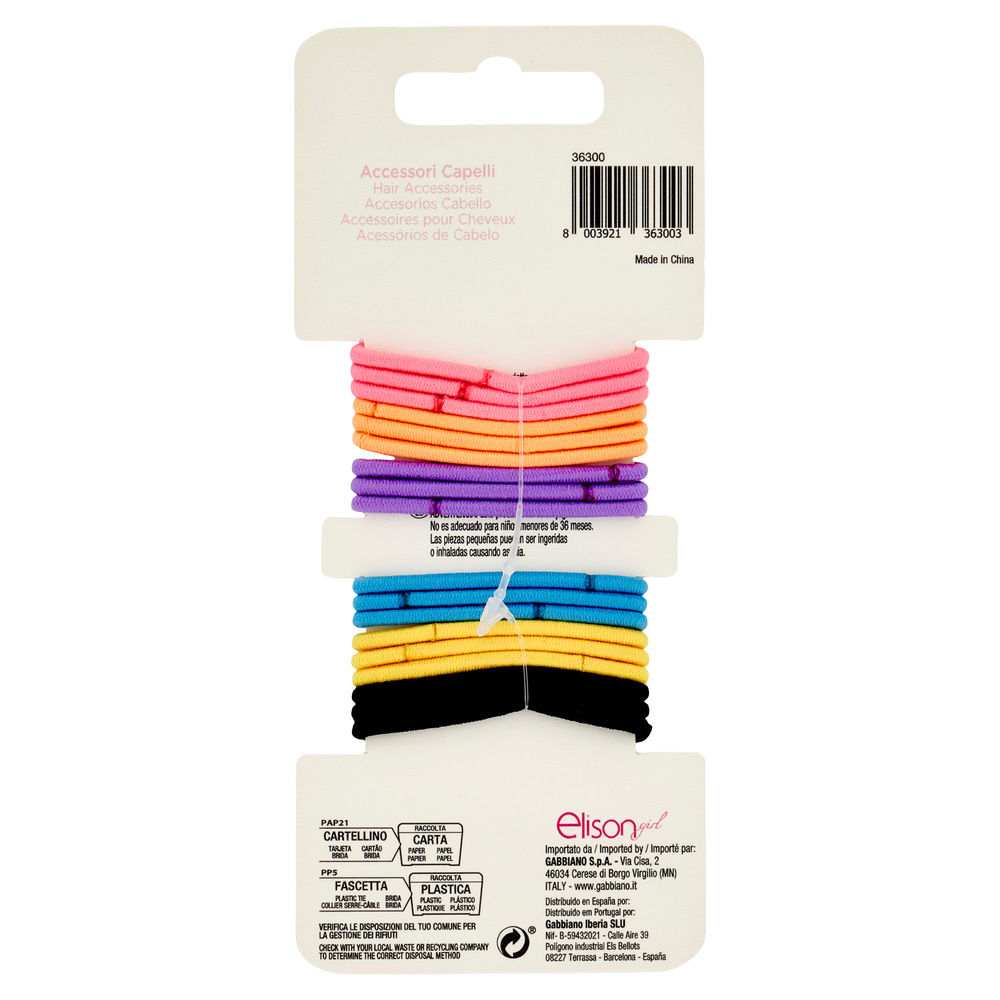 SET ELASTICI SMALL ELISON GIRL ESSENTIAL PZ.18 - 6