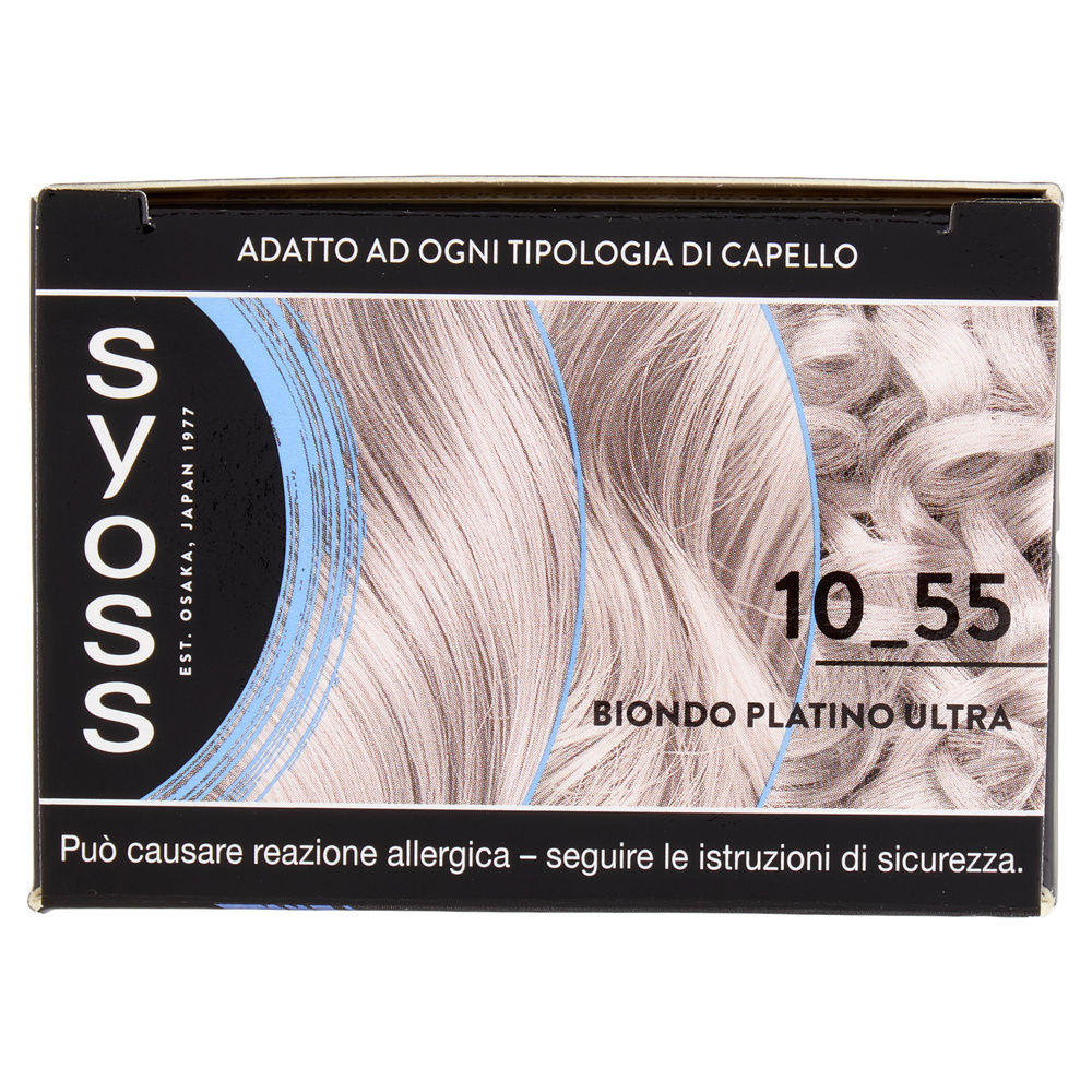 COLORAZIONE PERMANENTE SYOSS BY PALETTE COOL 10_55 BIONDO PLATINO ULTRA PZ1 - 2
