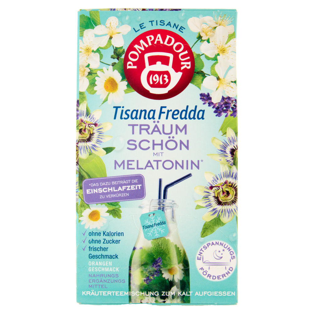 TISANA FREDDA FAI BEI SOGNI CON MELATONINA POMPADOUR 18 FILTRI G 45 - 5