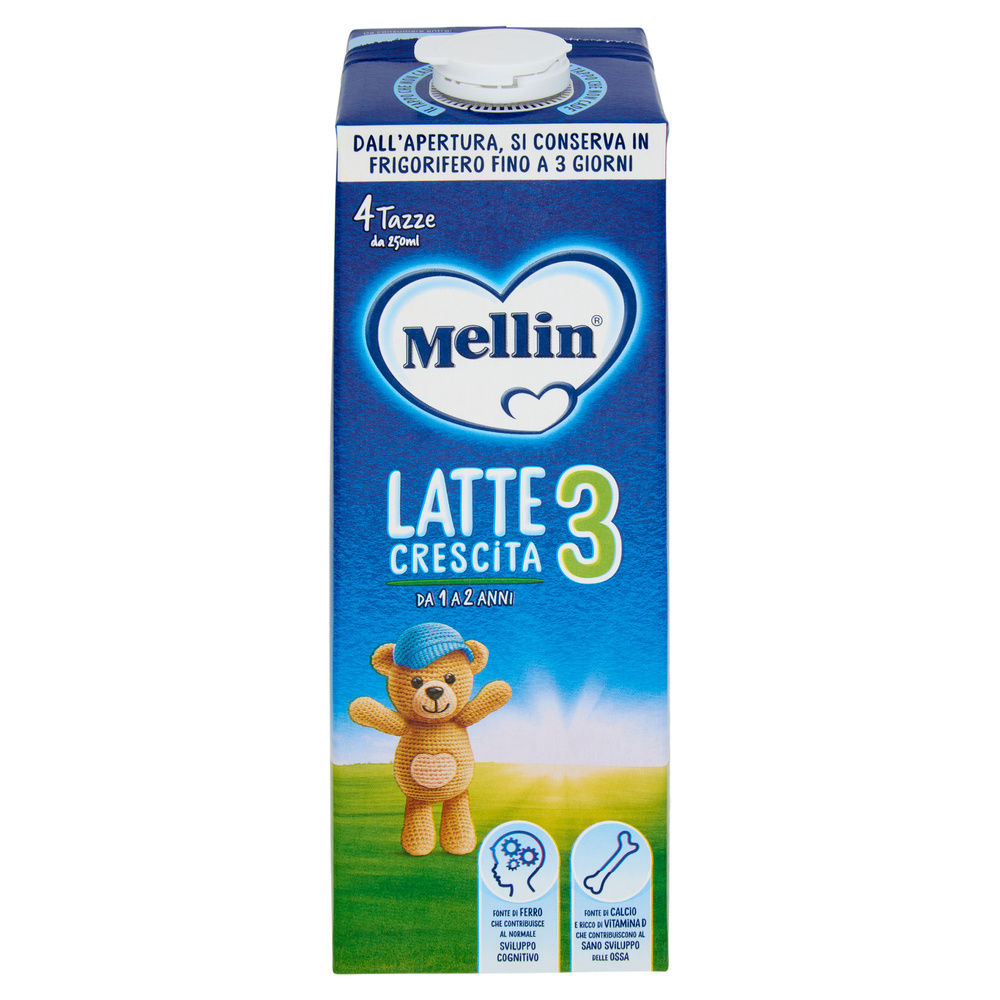 LATTE LIQUIDO MELLIN GUM 3 CARTONE L 1 - 1