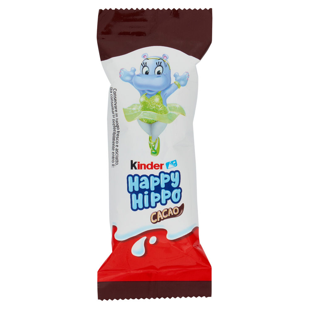 SNACK CACAO KINDER HAPPY HIPPO T.1 INCARTO GR.20,7 - 0