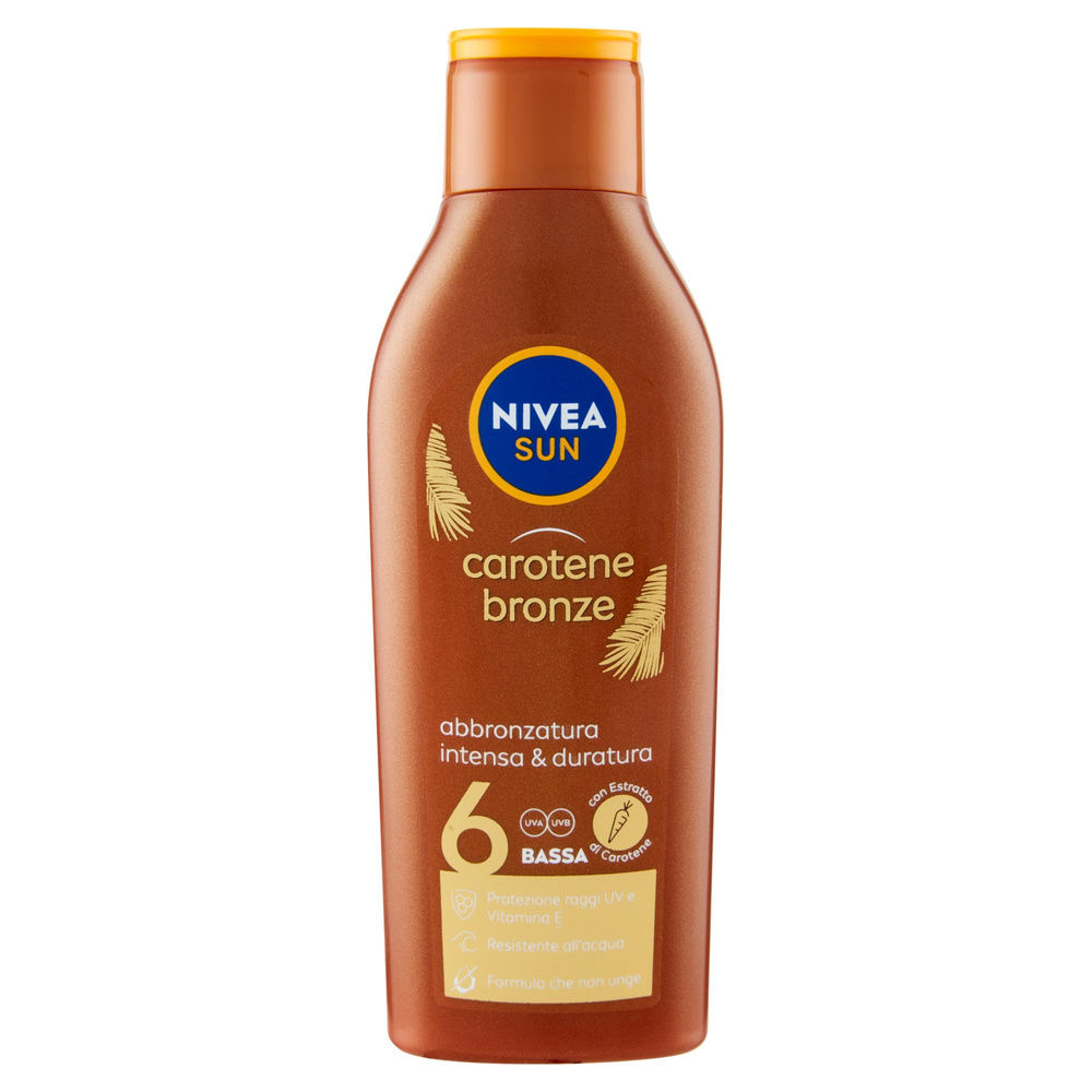 LATTE SOLARE NIVEA SUN CAROTENE FP6 ML 200 - 0