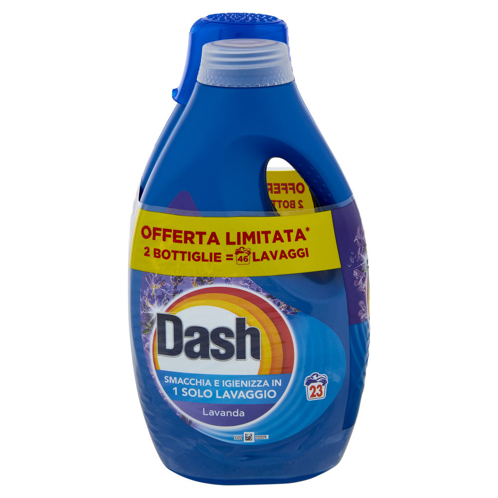 DETERSIVO LAVATRICE LIQUIDO DASH LAVANDA 2X23LAV L 2,07 - 7