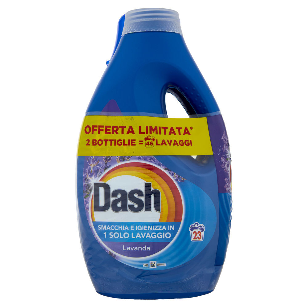 DETERSIVO LAVATRICE LIQUIDO DASH LAVANDA 2X23LAV L 2,07 - 6