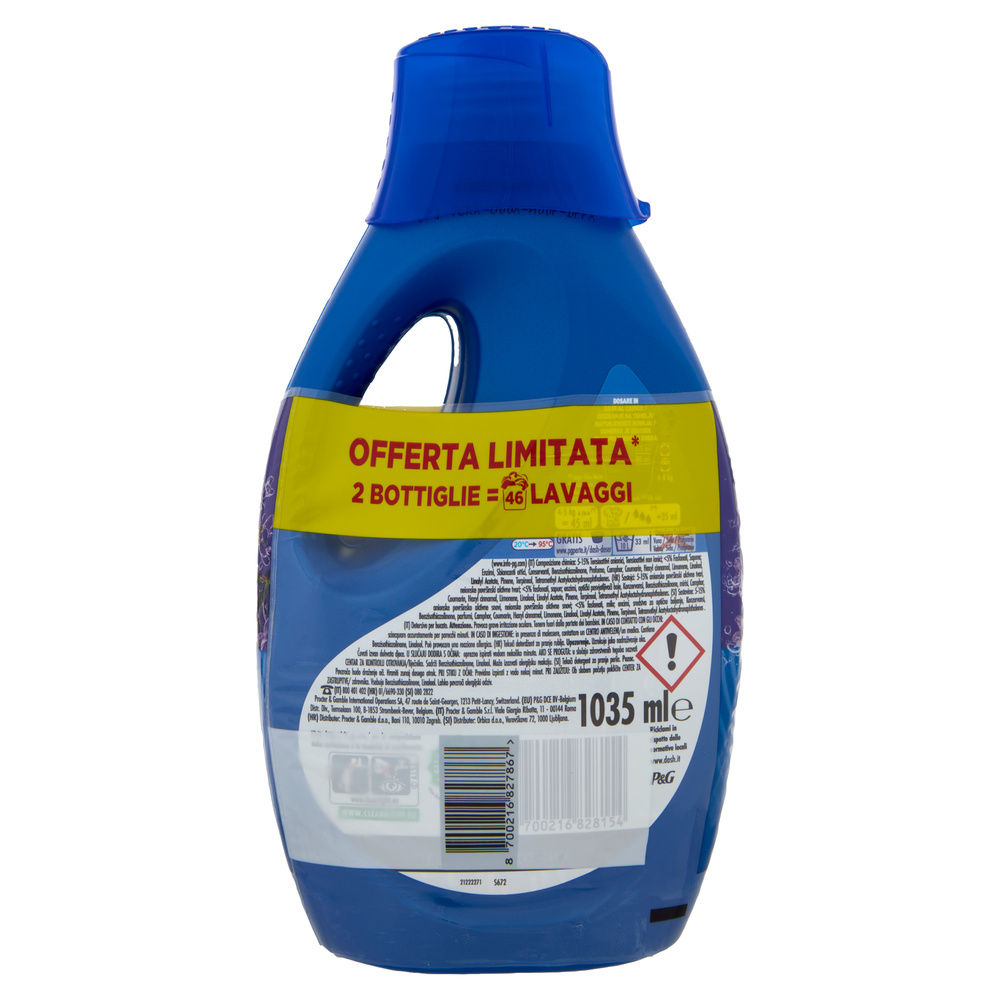 DETERSIVO LAVATRICE LIQUIDO DASH LAVANDA 2X23LAV L 2,07 - 4