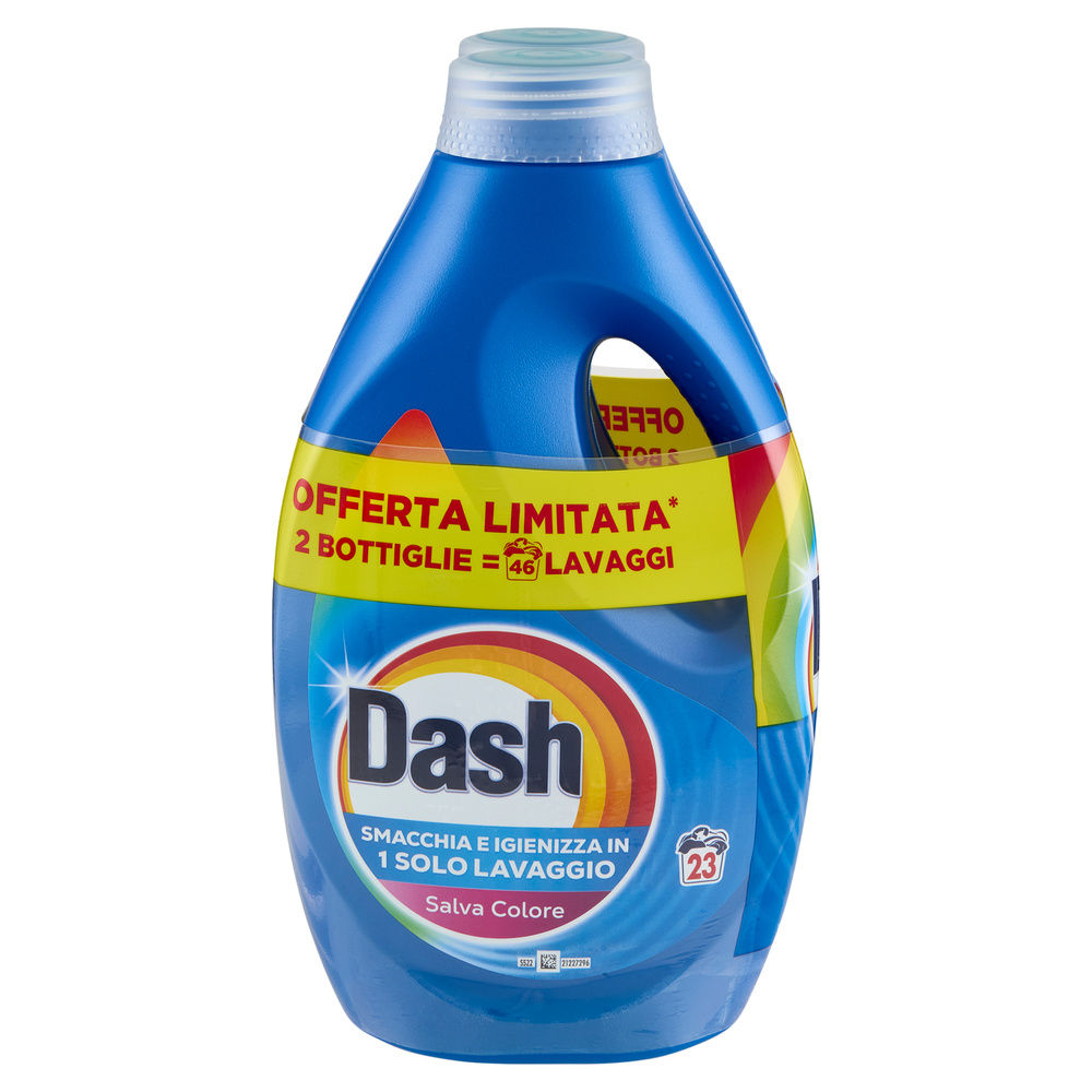 DETERSIVO LAVATRICE LIQUIDO DASH COLORE 2X23LAV L 2,07 - 7