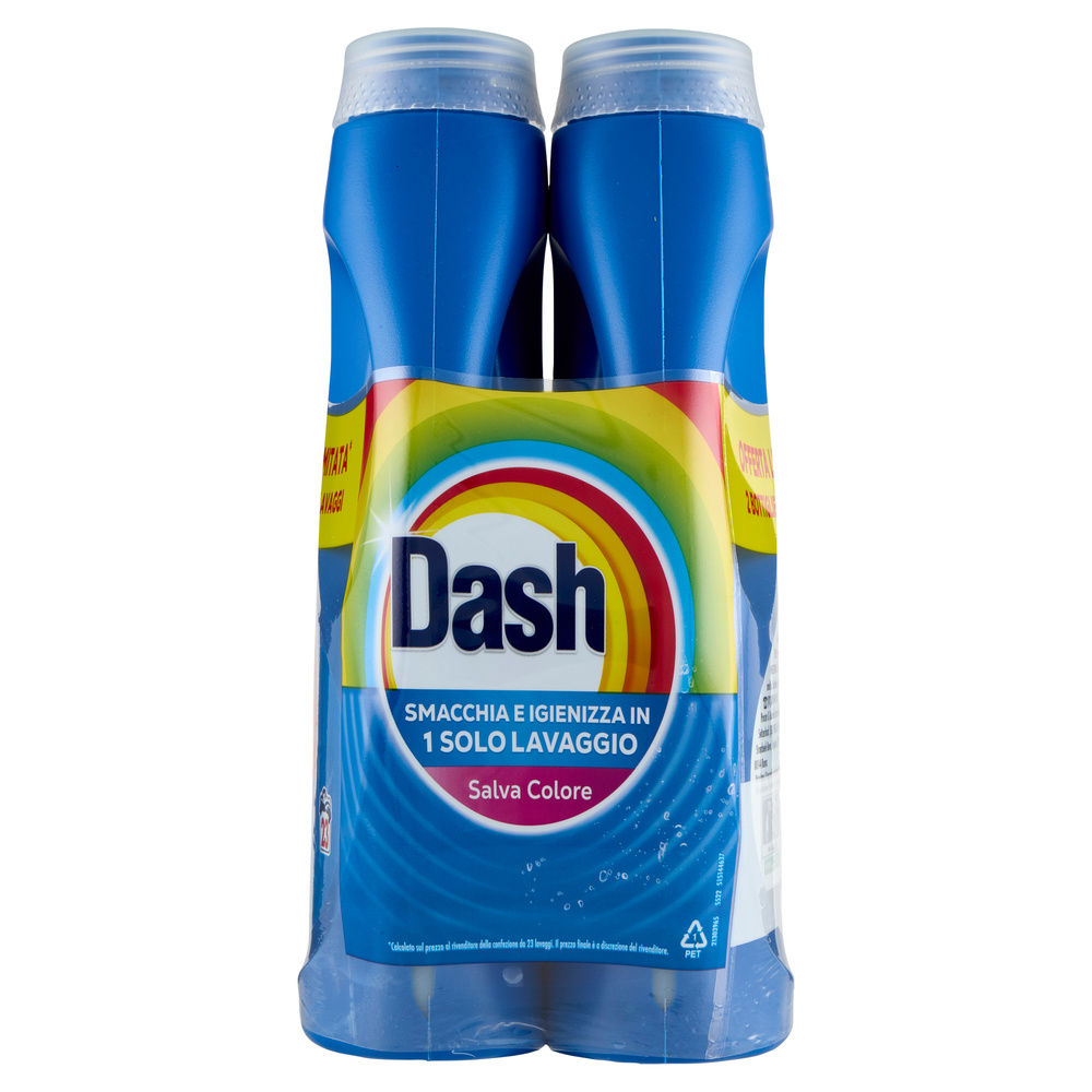 DETERSIVO LAVATRICE LIQUIDO DASH COLORE 2X23LAV L 2,07 - 3