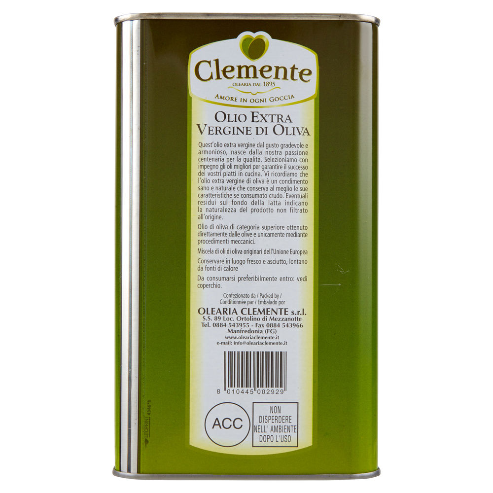 OLIO EVO ULISSE CLEMENTE LATTINA L. 3 - 3