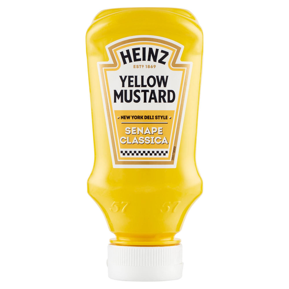 SENAPE YELLOW MUSTARD HEINZ BOTTIGLIA PLASTICA G 240 - 0