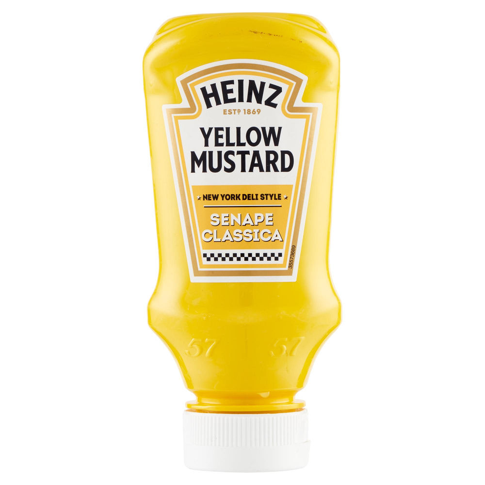 SENAPE YELLOW MUSTARD HEINZ BOTTIGLIA PLASTICA G 240 - 7