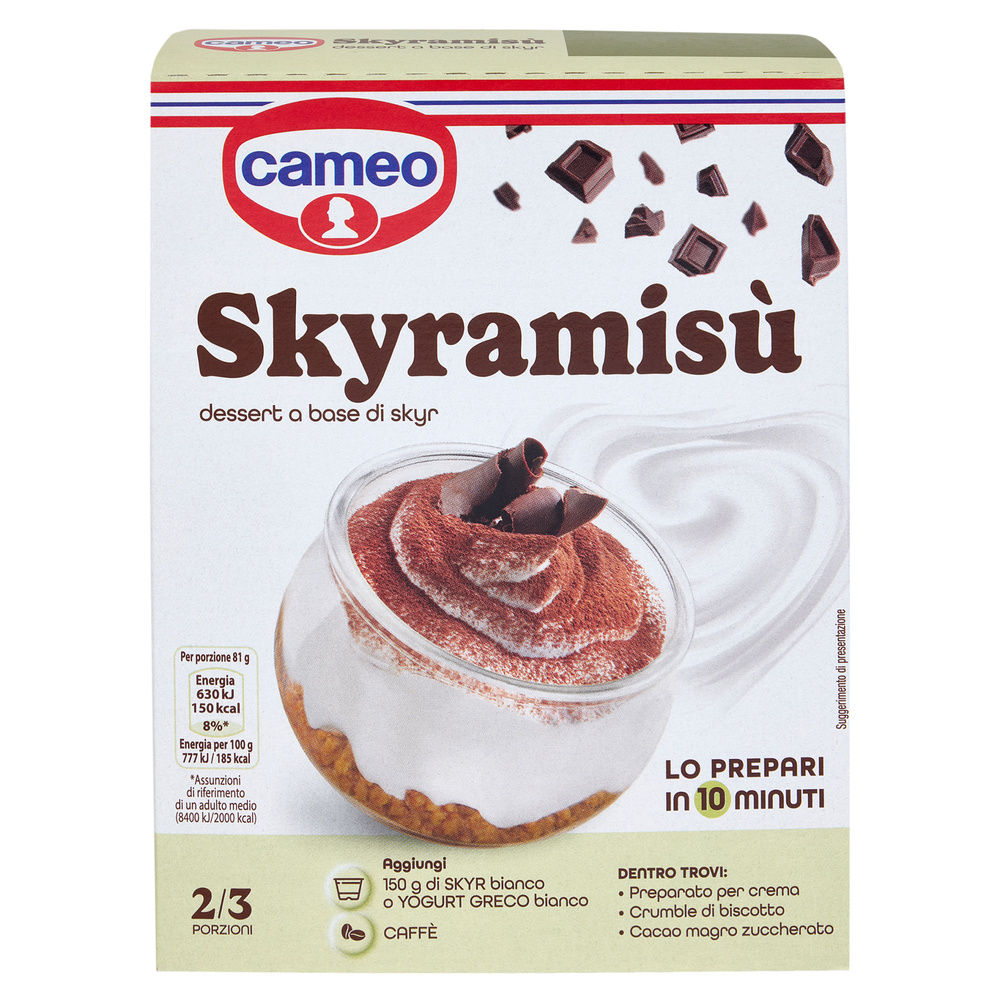 PREPARATO PER DESSERT SKYRAMISÙ CAMEO CARTONE G 77 - 4