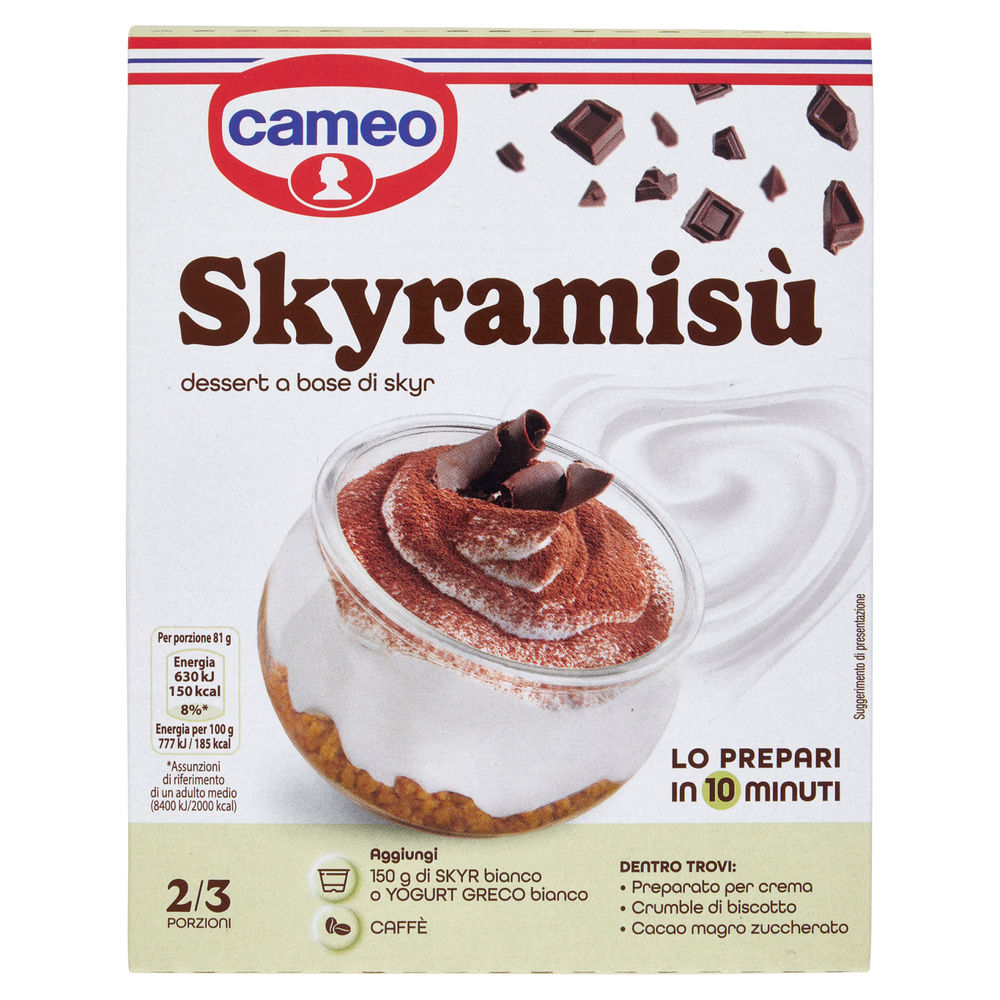 PREPARATO PER DESSERT SKYRAMISÙ CAMEO CARTONE G 77 - 5