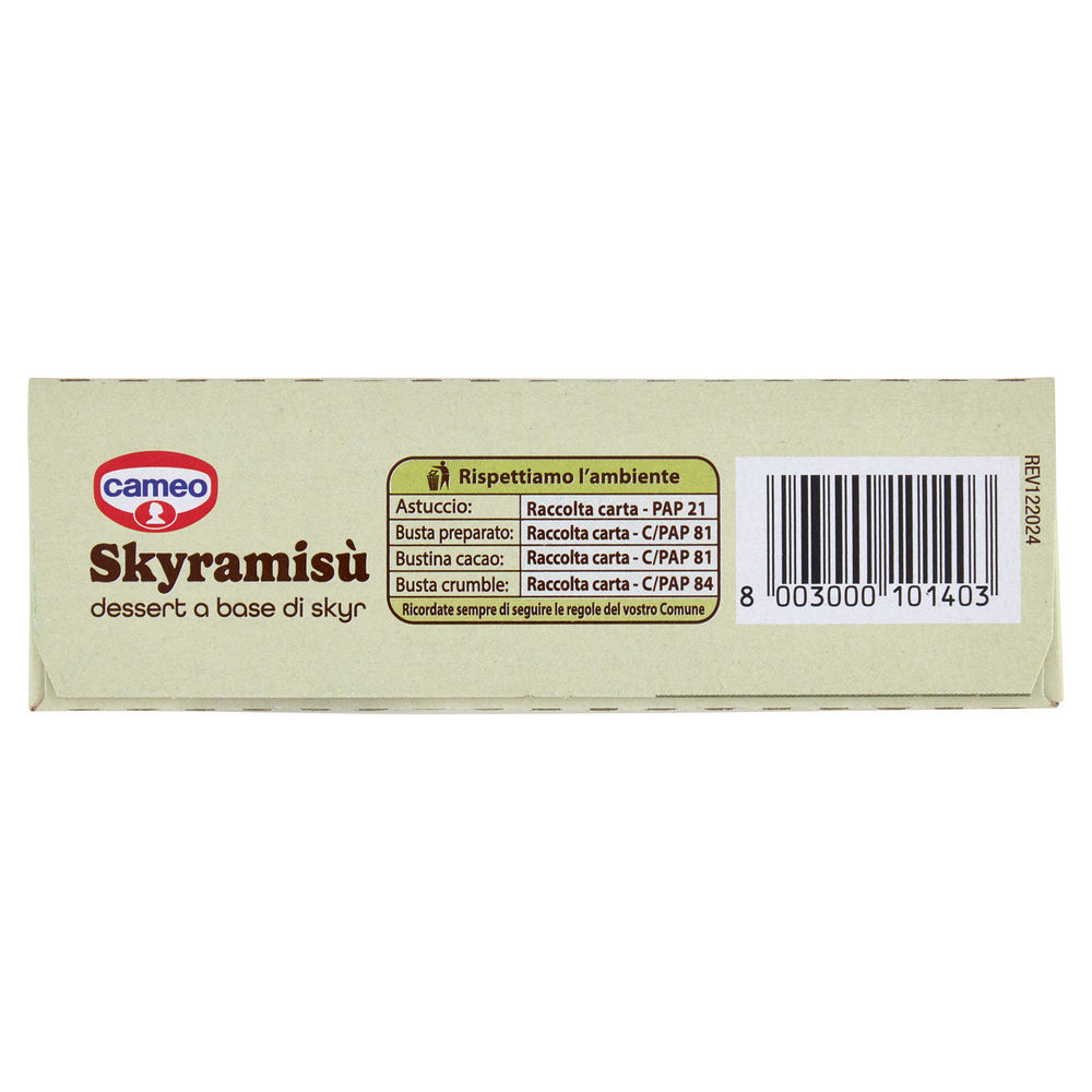 PREPARATO PER DESSERT SKYRAMISÙ CAMEO CARTONE G 77 - 3