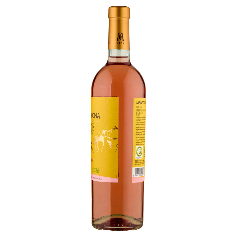 TEROLDEGO ROTALIANO DOC ROSATO MEZZACORONA ML 750 - 4