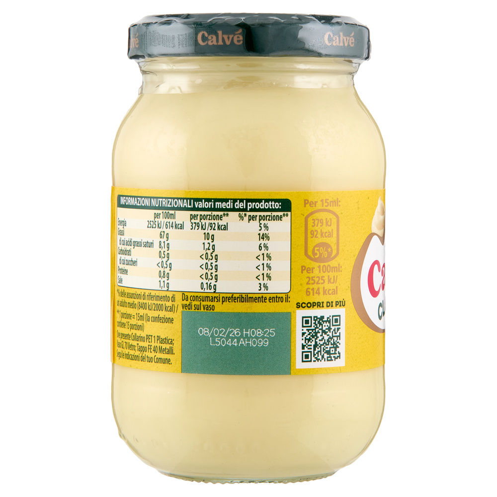 MAIONESE CLASSICA CALVE' G 214 ML 225 - 3