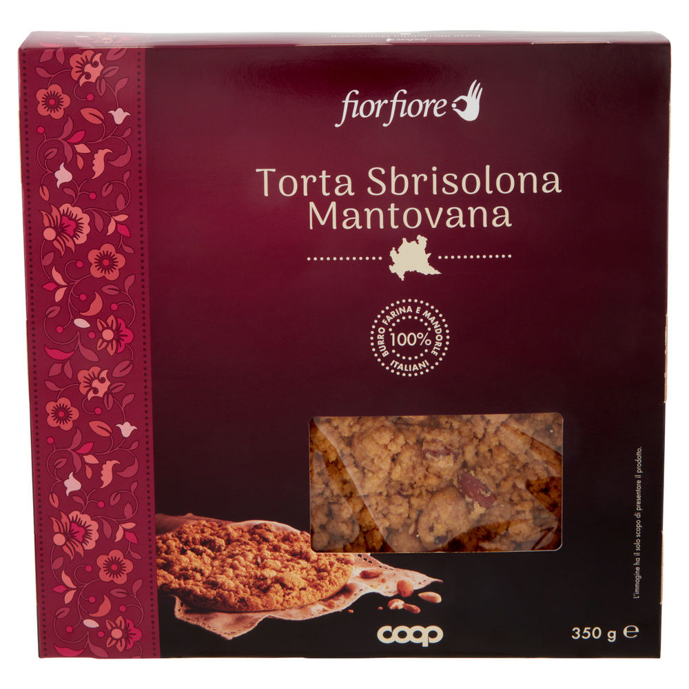 TORTA SBRISOLONA MANTOVANA FIOR FIORE COOP G 350 - 1