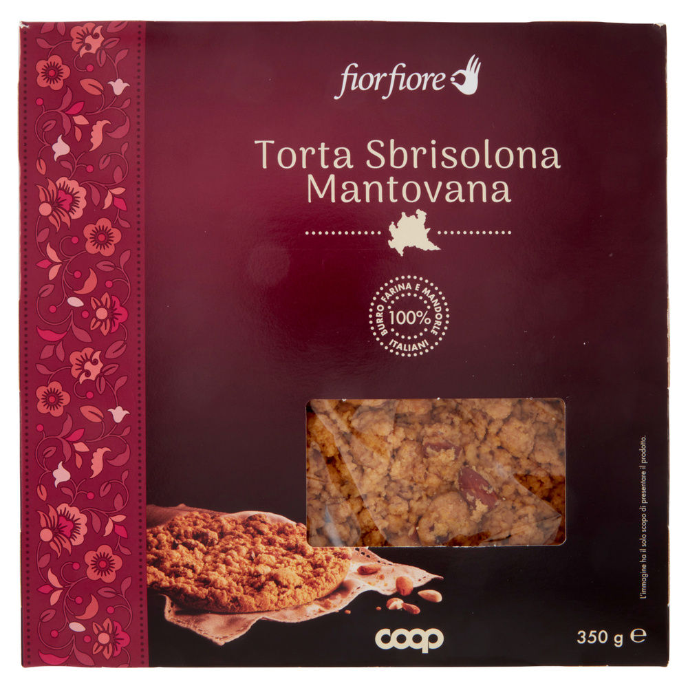 TORTA SBRISOLONA MANTOVANA FIOR FIORE COOP G 350 - 2
