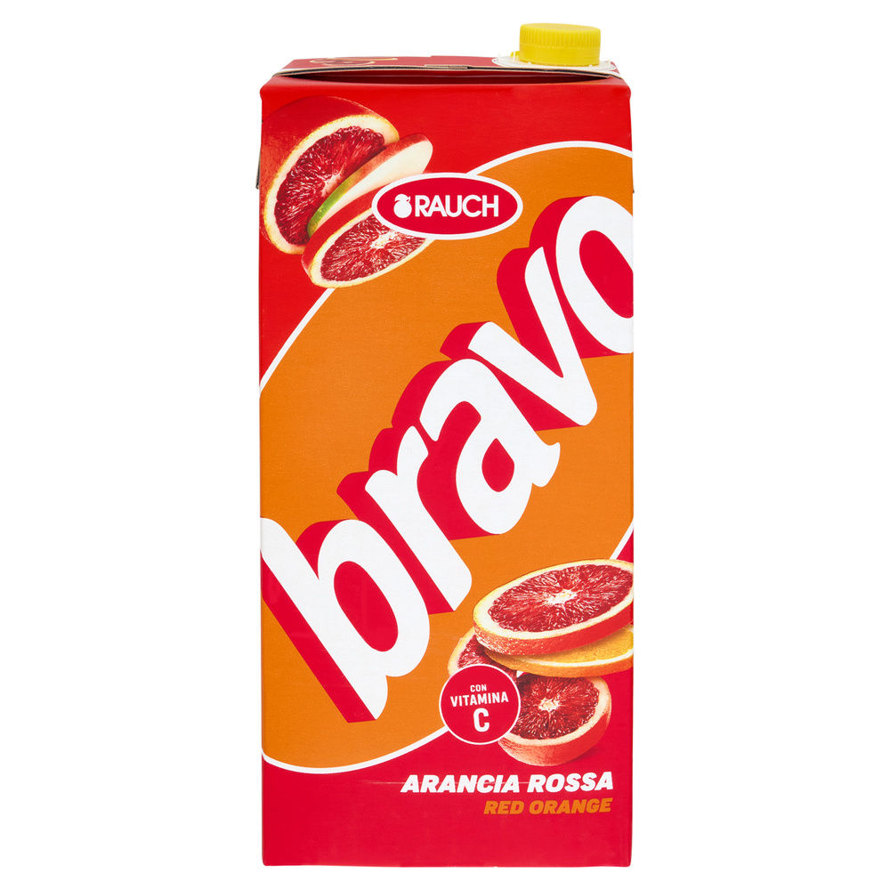 SUCCO DI FRUTTA ARANCIA ROSSA RAUCH BRAVO BRICK L 2 - 1