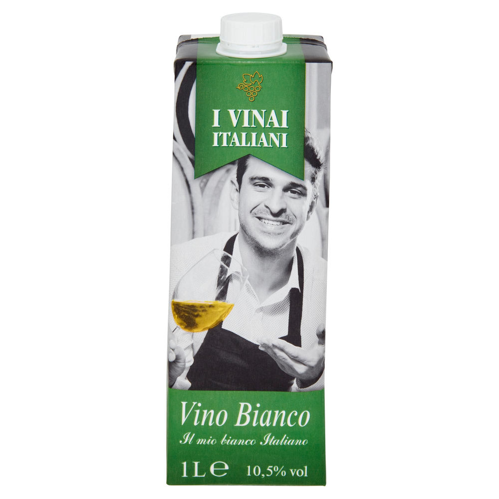 VINO BIANCO I VINAI ITALIANI BRICK LT.1 - 4