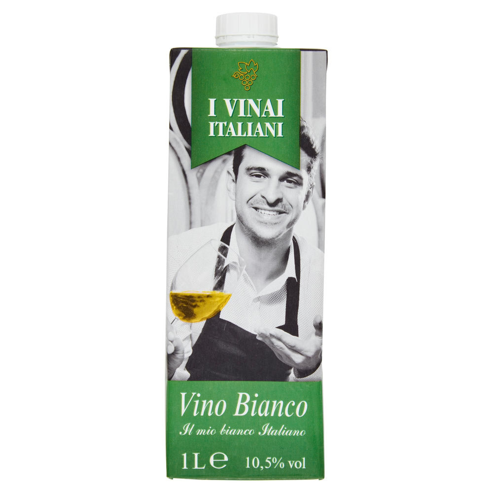 VINO BIANCO I VINAI ITALIANI BRICK LT.1 - 5