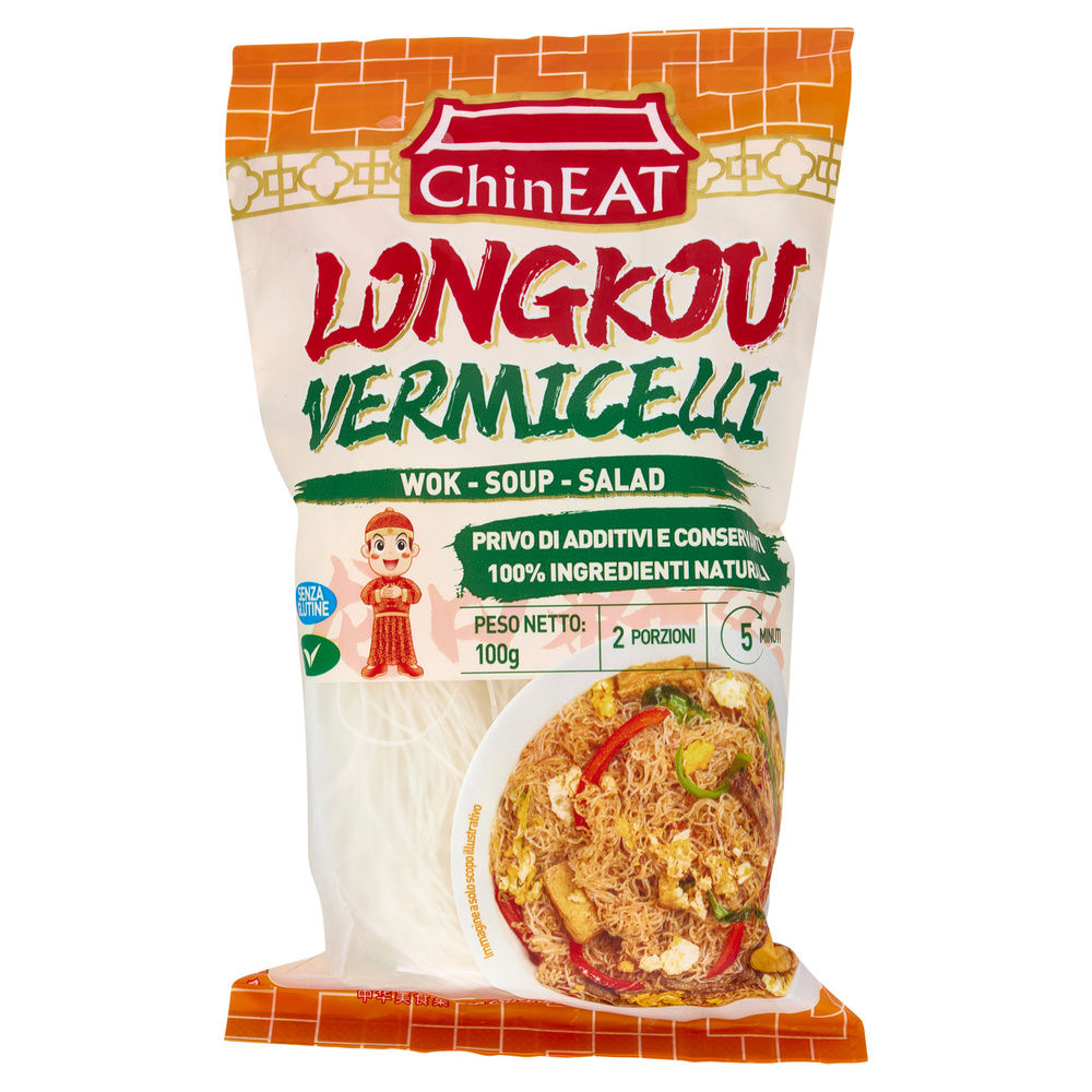 VERMICELLI DI SOIA LONGKOW CHINEAT (2 PORZIONI) G 100 - 0