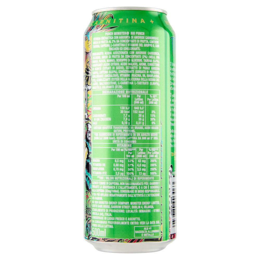 BEVANDA ENERGY DRINK RIO PUNCH MONSTER LATTINA ML 500 - 5