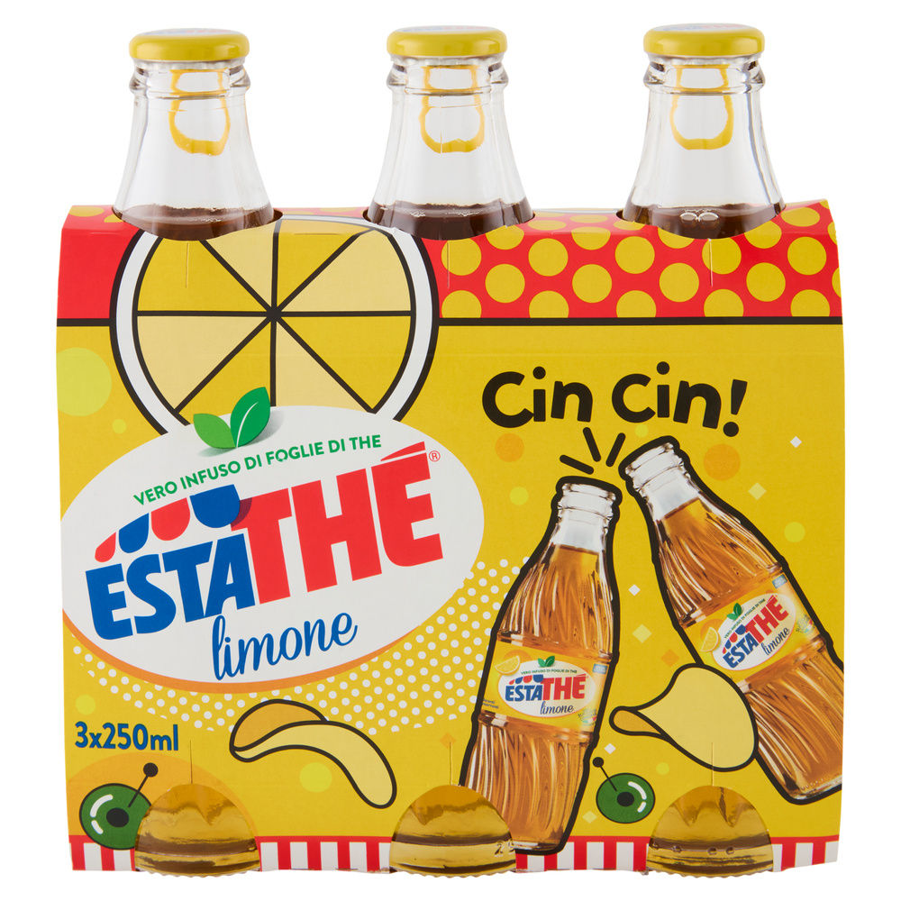 ESTATHE' LIMONE BOTTIGLIA VETRO CLUSTER ML 250 X 3 - 7