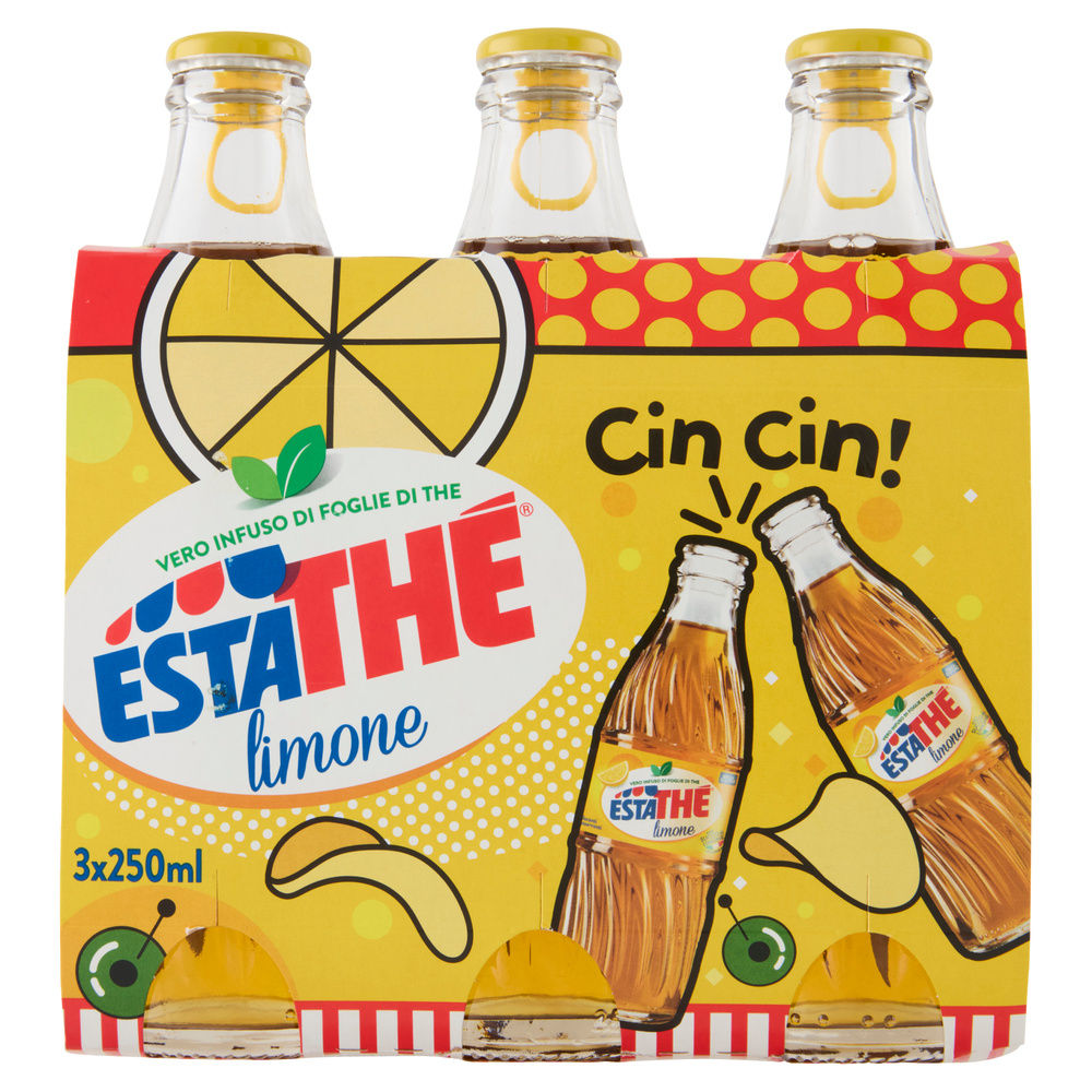 ESTATHE' LIMONE BOTTIGLIA VETRO CLUSTER ML 250 X 3 - 1