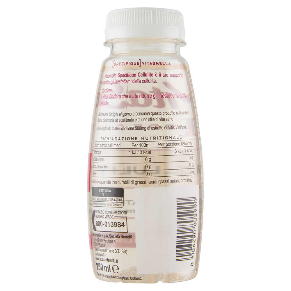 VITASNELLA SPECIFIQUE CELLULITE ZERO MORA E LAMPONE PET ML 250 - 4