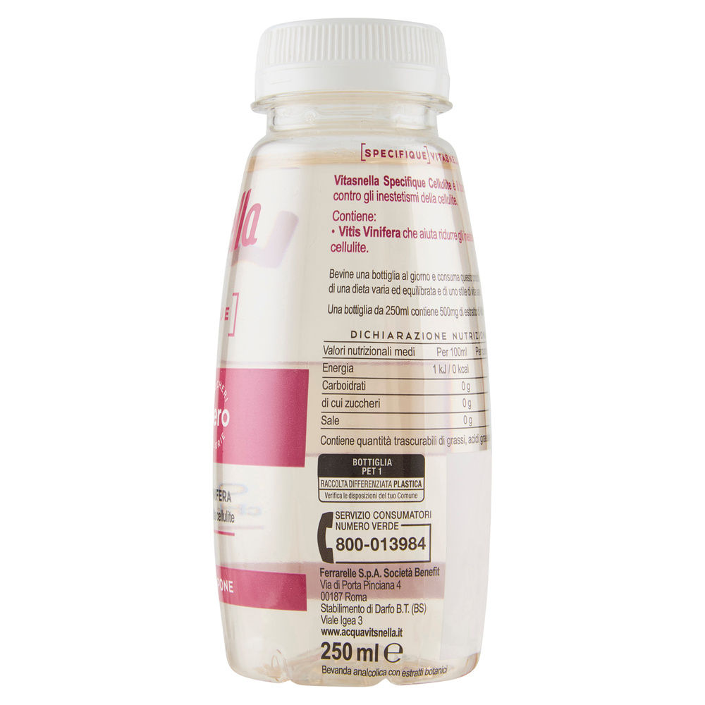 VITASNELLA SPECIFIQUE CELLULITE ZERO MORA E LAMPONE PET ML 250 - 5