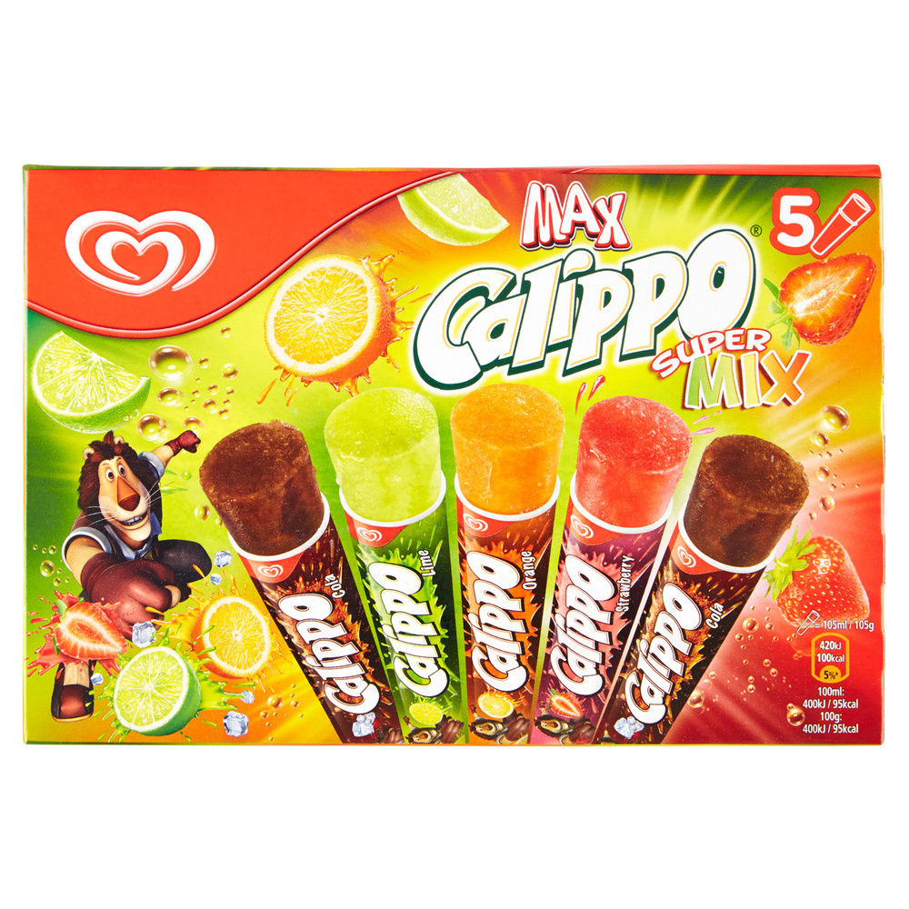 CALIPPO SUPER MIX 5PZ ALGIDA SCATOLA 525G - 0