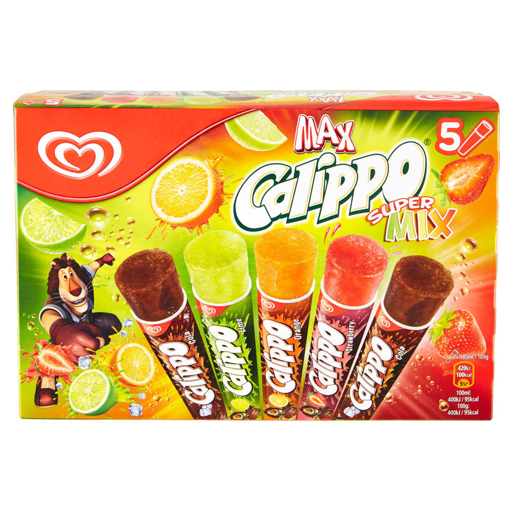 CALIPPO SUPER MIX 5PZ ALGIDA SCATOLA 525G - 2