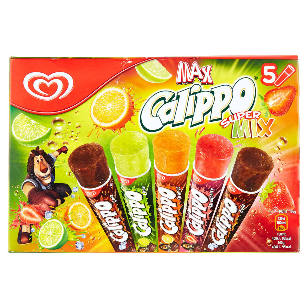 CALIPPO SUPER MIX 5PZ ALGIDA SCATOLA 525G - 6