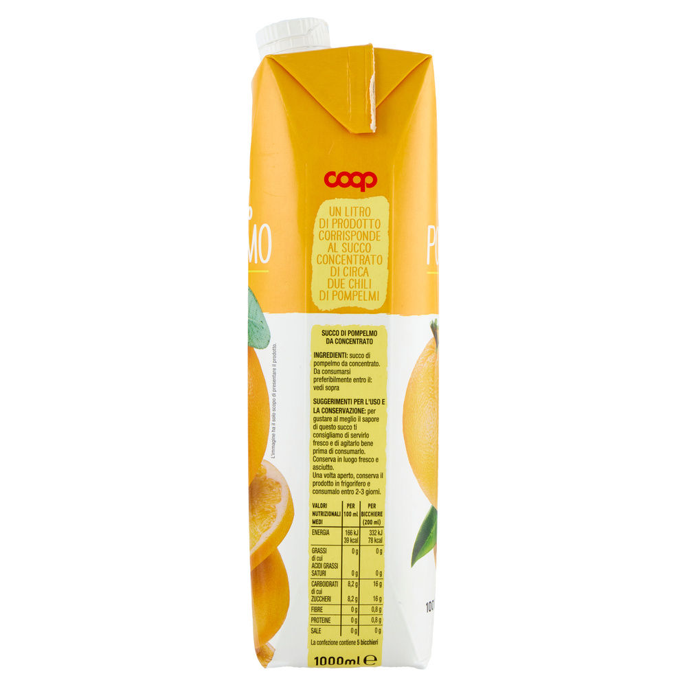 SUCCO 100% POMPELMO COOP BRICK PRISMA L 1 - 5