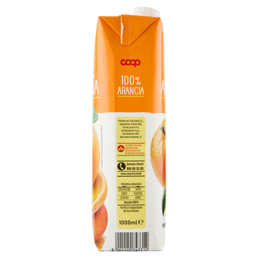 SUCCO 100% ARANCIA COOP BRICK PRISMA L 1 - 3