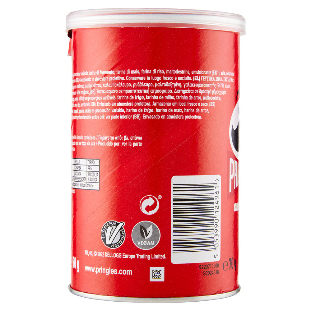 PATATINE ORIGINAL  PRINGLES TUBO G 70 - 5