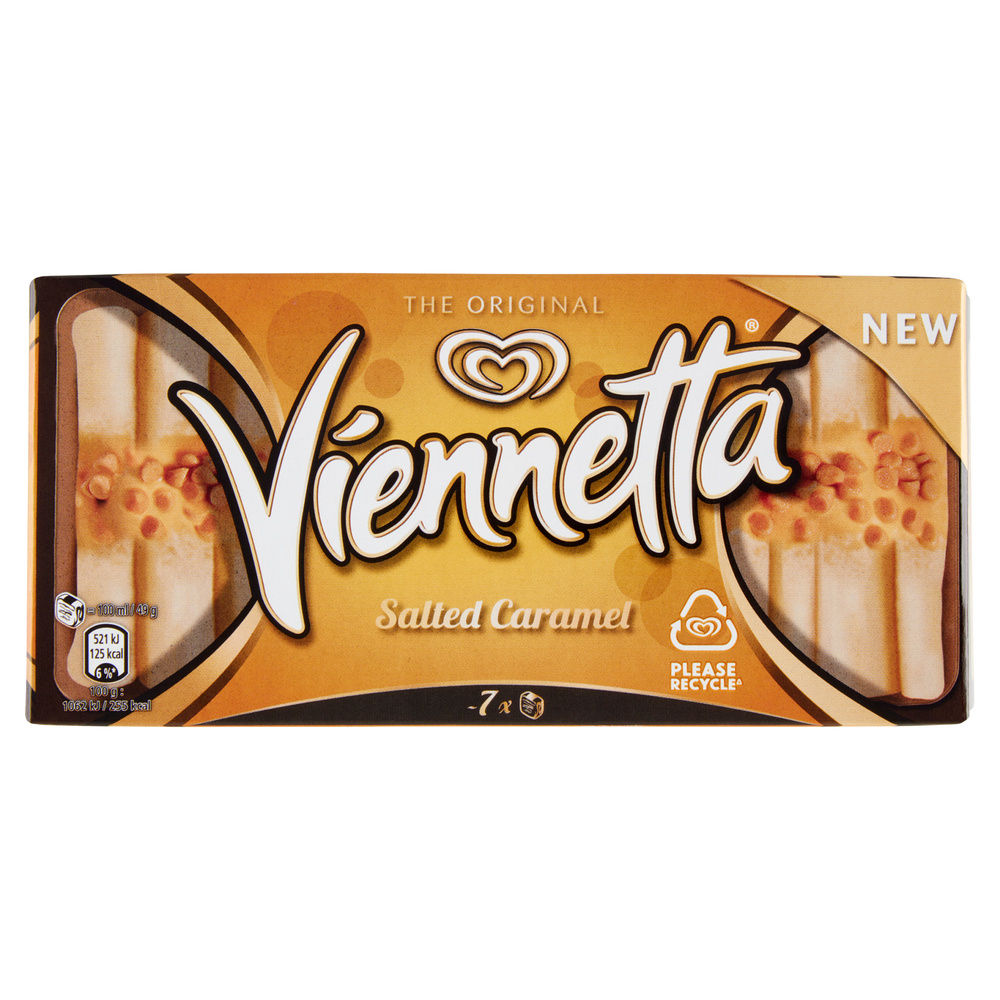 VIENNETTA SALTED CARAMEL ALGIDA SCATOLA G 320 NEW - 0