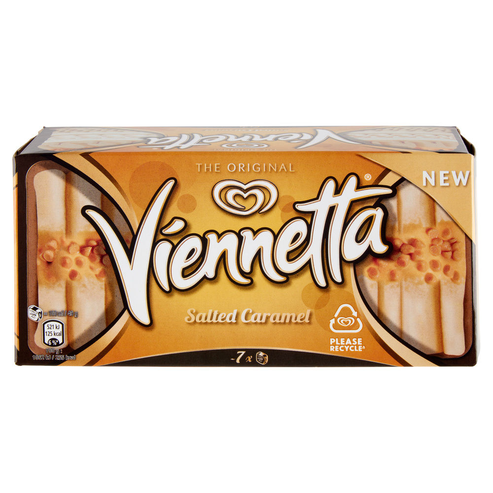 VIENNETTA SALTED CARAMEL ALGIDA SCATOLA G 320 NEW - 3