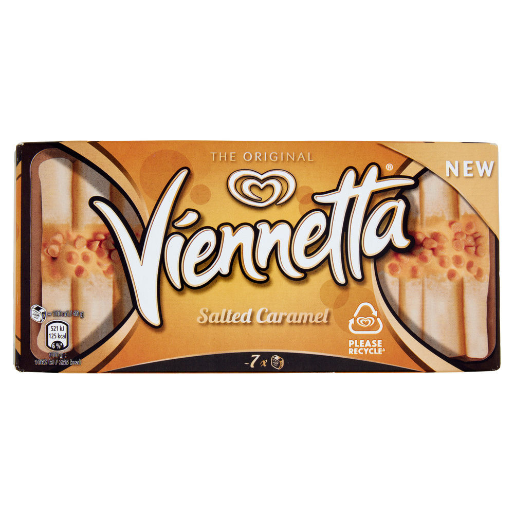 VIENNETTA SALTED CARAMEL ALGIDA SCATOLA G 320 NEW - 1
