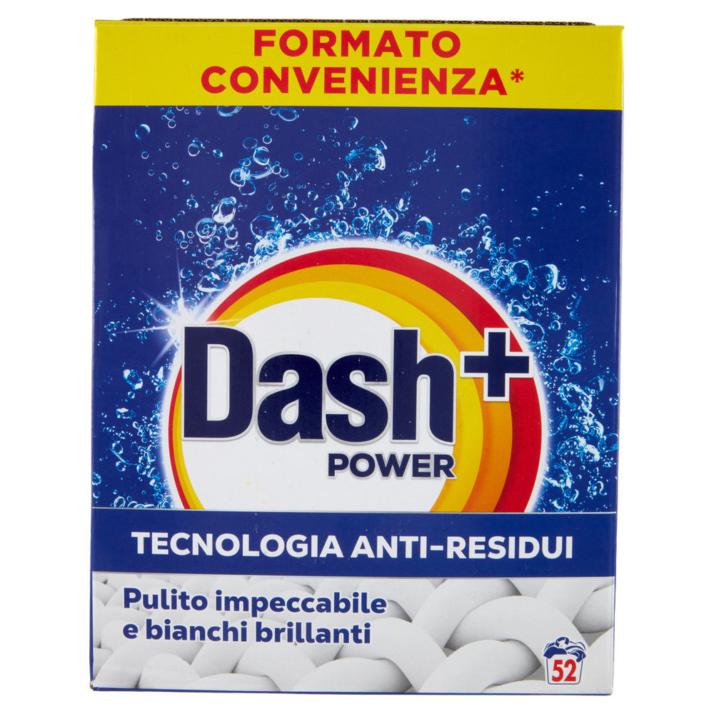DETERSIVO LAVATRICE POLVERE DASH 52MIS KG 2,6 - 4