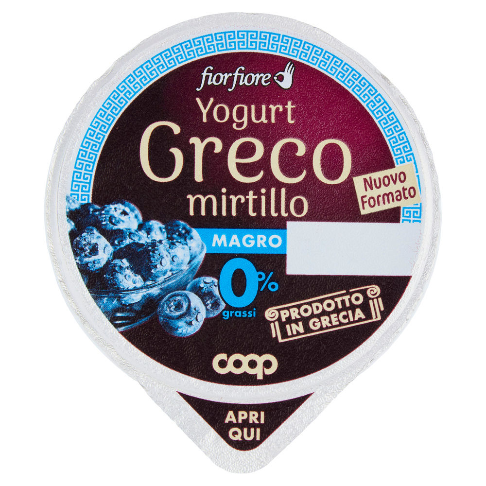 YOGURT GRECO MAGRO MIRTILLO FIOR FIORE COOP G 150 - 2