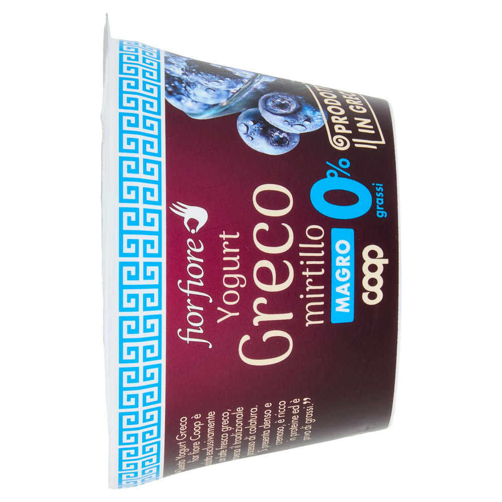 YOGURT GRECO MAGRO MIRTILLO FIOR FIORE COOP G 150 - 5
