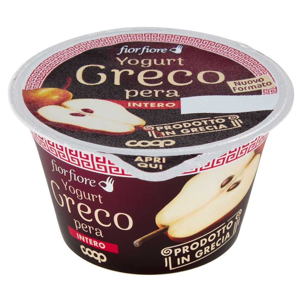 YOGURT GRECO INTERO PERA FIOR FIORE COOP 150 G - 7
