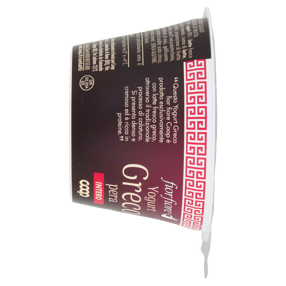 YOGURT GRECO INTERO PERA FIOR FIORE COOP 150 G - 2